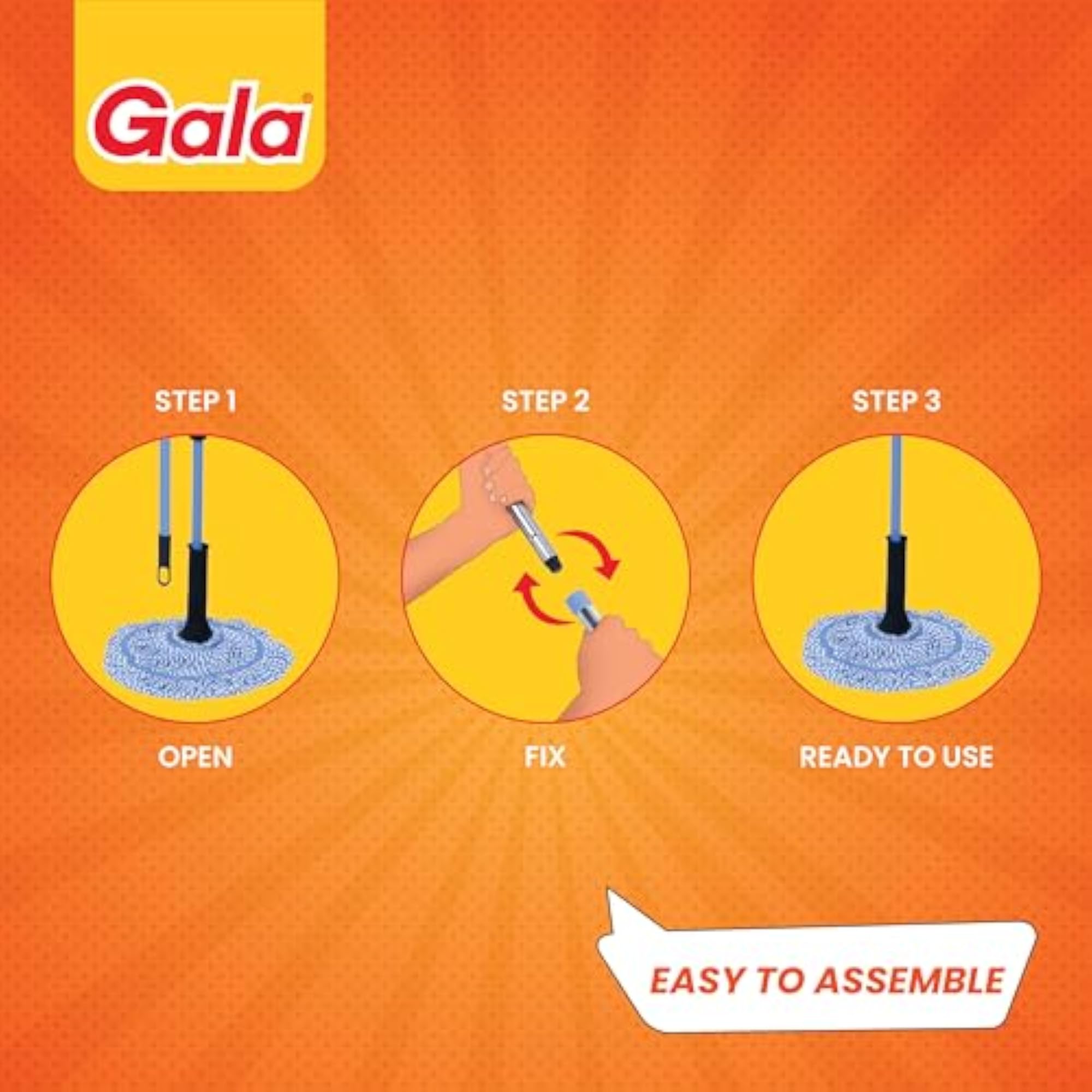 Microfiber Twist Mop for Floor Cleaning