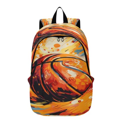Sac de voyage basket aquarelle, idéal pour les trajets fac et sport