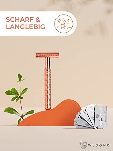 Rasierhobel Klingen WLDOHO Rasierklingen für Rasierhobel im 100er Pack