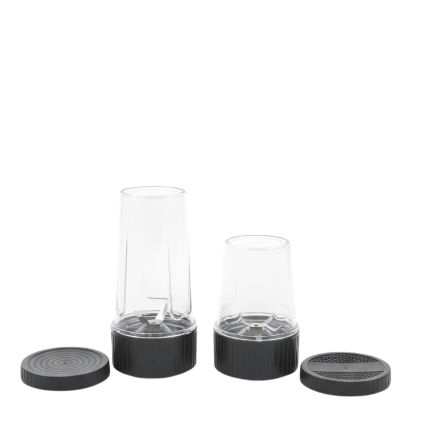 saimix 2-piece nutri bullet juicer jar set | 300ml & 500ml | compatible with nutri pro, nutripro, balzano, wonderchef, lifelong & cookwell mixers | durable bpa-free plastic jars