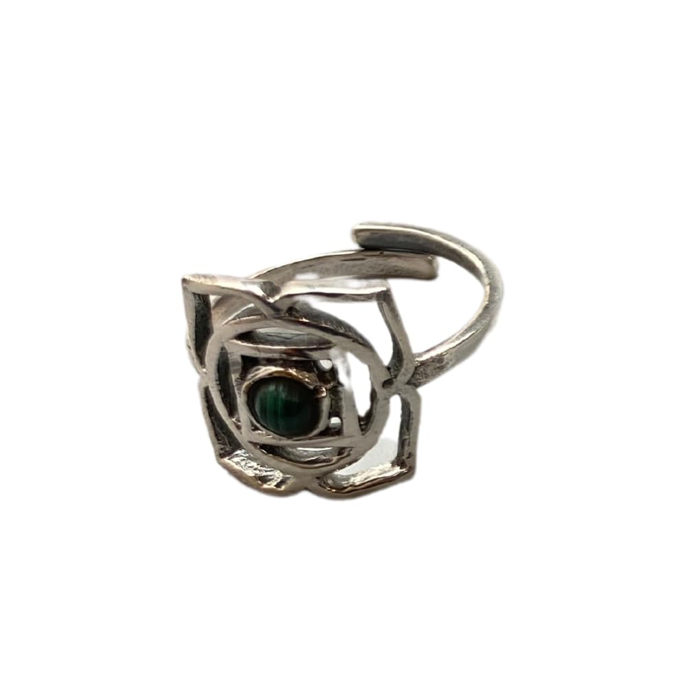 VIE Root Chakra Ring, Malachite
