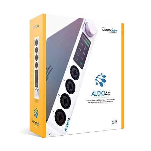Iconnectivity Audio4C Audio + Midi Interface For Streaming, Live Performance And Recording #TOP1