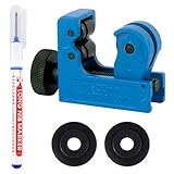 DMJJSD® Mini Rohrschneider Ø 3-22 mm rohrabschneider klein Mini-Rohrabschneider...