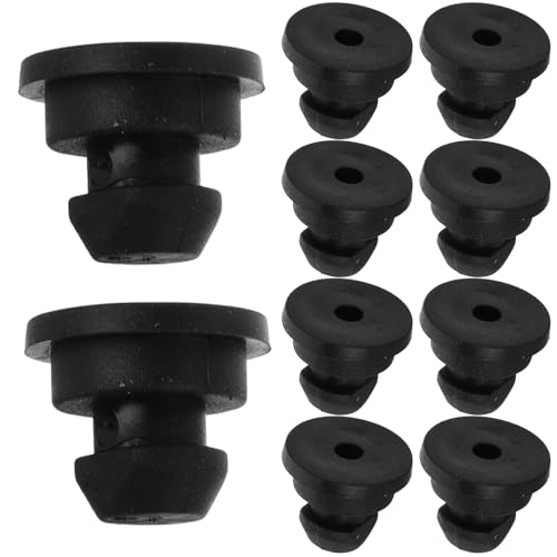 FESTFENDS 10pcs Rice Cooker Rubber Feet Bumpers 0.63x0.63x0.31in Rubber Easy Installation Durable Electric Rice Cooker Replacement Parts