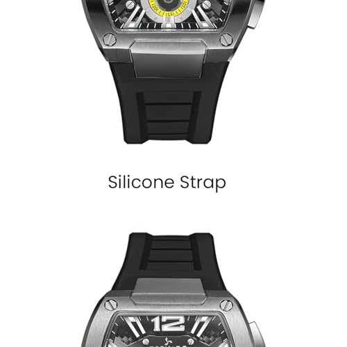 Image of Tornado XENITH Men's VX9J Movement Watch, Multi Function Display and Premium Flexible & Durable Silicone Strap - T23105