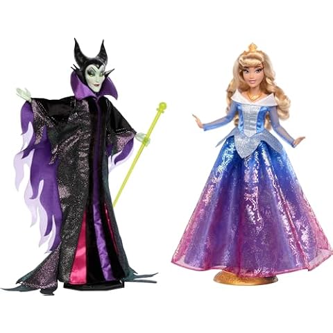 Mattel Disney Collector Maleficent & Aurora Dolls Cover