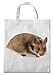 Produktbild Merchandise for Fans Einkaufstasche- 38x42cm, 8 Liter - Motiv: Hamster Zwerghamster Goldhamster Feldhamster Porträt [ 01 ]