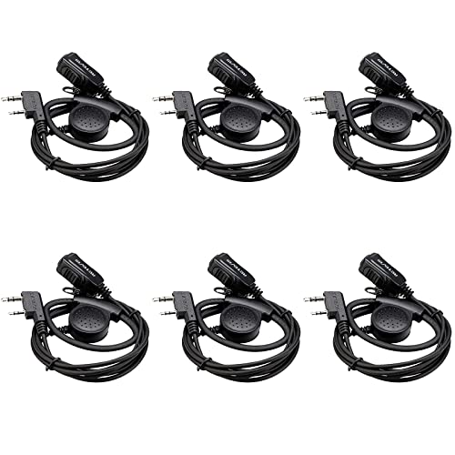Retevis Adjustable Earhook Walkie Talkie Earpiece, for RT22/RT68/RT21/H777