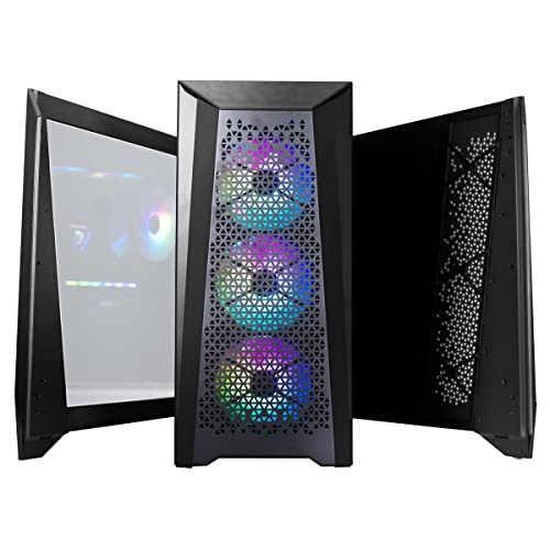 MSI Infinite RS 13NUI-421US Gaming PC Intel Core i9-13900KF 3.0GHz, RTX 4090 Gaming Trio, 64GB DDR5, 2TB M.2 NVMe PCIe GEN4, WiFi 6E, Windows 11 Pro, tastiera e mouse da gioco inclusi, nero - PC Desktop - Immagine 2