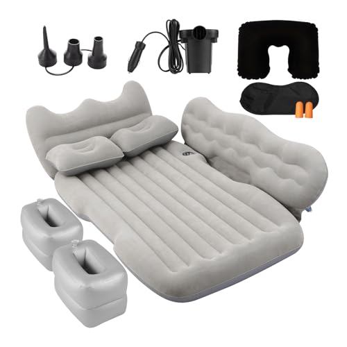 Inflatable Car Air Mattress with Pump for Back Seat