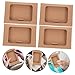 KOMBIUDA 50pcs Kraft Paper Greeting Card Boxes with Clear Window Sturdy Brown Kraft Envelopes for Postcards Invitations and Mail Versatile Storage for All Occasions