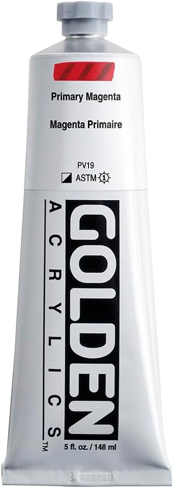 5 Oz Heavy Body Acrylic Color Paints Color: Primary Magenta