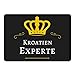 Produktbild Multifanshop Mousepad Kroatien Experte schwarz