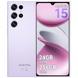 OUKITEL C61 Pro Handy Ohne Vertrag Android 15, 24GB+256GB/1TB Smartphone Ohne Vertrag, 6,88" HD+ 90Hz Bildschirm 5150mAh Handy, 13MP+5MP Kamera, 4G Dual SIM Smartphone, NFC/Fingerabdruck/Face ID/OTG