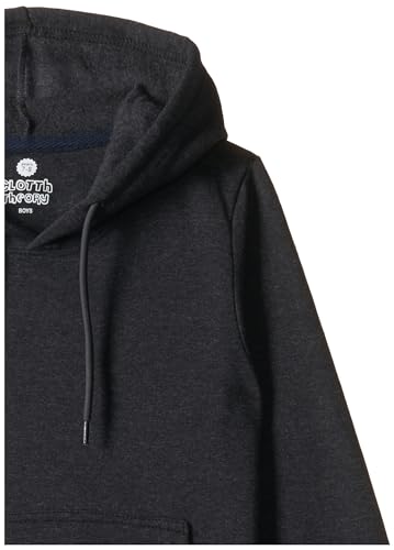 Image of Boy's Cotton Fleece Hooded Sweatshirt with Kangaroo Pocket