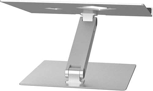 Miniatura 8 de Durable Soporte plegable y ajustable para laptop, ergonómico y universal, elevador para computadora portátil para escritorio, soporte portátil para