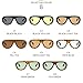 Vintage Pilot Sunglasses for Men Fashion Leopard Green Shades UV400 Women Trending Punk Sun Glasses (C2)