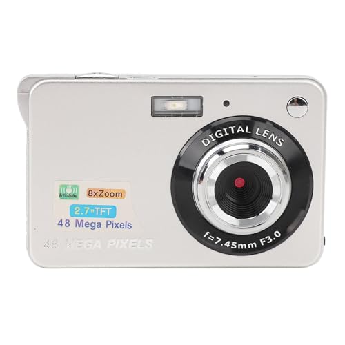 Cámara digital ZJchao 48MP HD 1080P con zoom 8X y pantalla LCD 2.7" miniatura 4