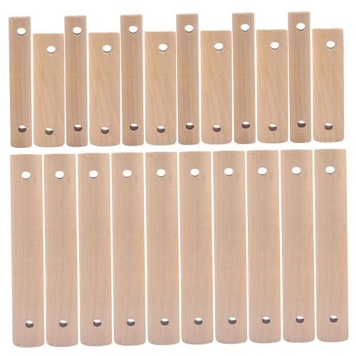 LIOOBO 30個 ロッド オカメインコ 交換用 クラフト ケージ 付き 木製 インコ 横木 ペット 噛める 用品 フィンチ 動物 - ロッド ハードウッド 遊