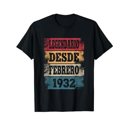 Legendario Desde Febrero 1932 - Cumpleaños 92 Años Camiseta