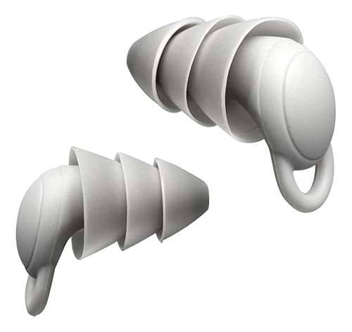 Tampão De Ouvido Abafador Ruídos Diminui Ronco Barulho Ideal para Natação Dormir Estudar (Branco)