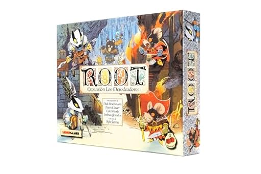 2Tomatoes Games - Root: Los Merodeadores | Juego de Mesa con Tablero | Tirar Dados | de 2-6 Jugadores | Idioma: Español | Temática: Animales | Ya disponible en tu tienda friki favorita! En mundofriki.es!