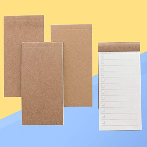 8 peças de blocos de notas de papel para anotações portáteis para lista de materiais de escritório