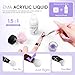 Acrylic Nail Kit for Beginners with Everything ,11 Colors Acrylic Powder Nails Kit Acrylics Set with Drill U V Light 3Pcs Gel Polish 24Pcs Glitter Powders Rhinstones Nail Art Extensions Home Gift Set