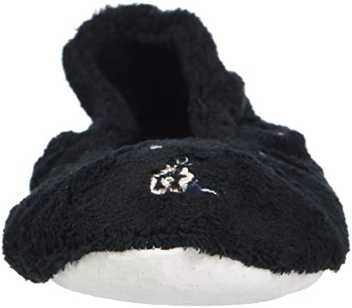 isotoner womens 2 Pack Ballerina Embroidered and Solid Ballet Flat, Black Embroidered, Light Grey Solid, 5 6 US | Image 1