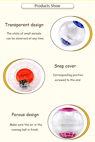 Gutongyuan Silent Hamster Small Running Exercise Ball With Stand 5.9 Inch Transparent Hamster Ball Dog Special Toy Ball thumb #5
