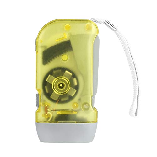 YoBuyBuy 3 LED à la main appuyant sur Dynamo manivelle puissance liquidation lampe de poche torche lumière presse à main manivelle Camping lampe lumière Cover