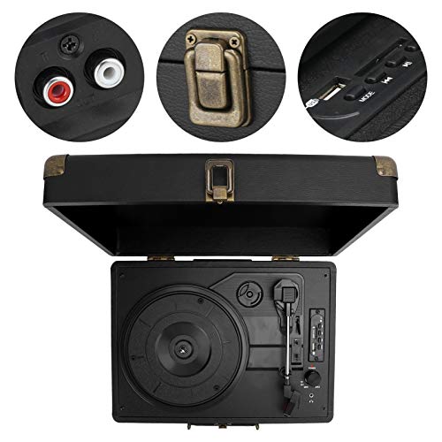 Valise Tourne-Disque pour Vinyle, Haut-Parleur Portable, Haut-parleurs Stéréo Son Clair et Excellent, 5.0, Stylet Rubis, Transport Facile, pour 33 45 78 TR/Min, Bronze (Prise UE) - Les Beatles, Paul McCartney, John Lennon, RIngo Starr, George Harrison Valise Tourne-Disque pour Vinyle, Haut-Parleur Portable, Haut-parleurs Stéréo Son Clair et Excellent, 5.0, Stylet Rubis, Transport Facile, pour 33 45 78 TR/Min, Bronze (Prise UE) – Image 6