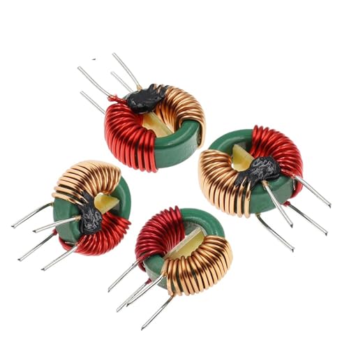 5Pcs 14X9X5MM Common-Mode Inductor 14 * 9 * 5mm 2MH 0.7Wire Diameter 5A Magnetic Ring Inductance Power Filtering Inductance Coil