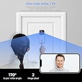 KLUFO Ring Video Doorbell, Doorbell Camera Wireless, Support 5G WiFi, AI Smart Human Detection, 1080P HD Night Vision, Instant Alerts, SD Card & Cloud Storage, Video Call Remotely - Image 5