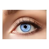 Eyecatcher - Kontaktlinse Ton 20, Hellblau, 1 Stück weiche 12-Monatslinse mit Sehstärke...