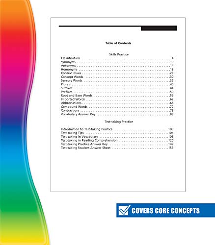 Spectrum CD-704611 Vocabulary Grade 4 Workbook thumb #2