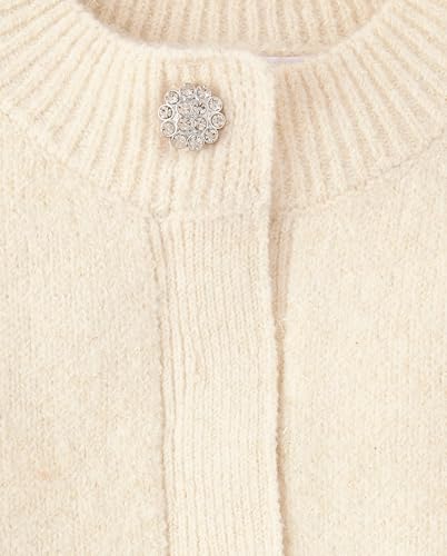 The Children's Place,Girls,Long Sleeve Knit Button Front Cardigan,White Daisy Jewel,XX-Large - image 2