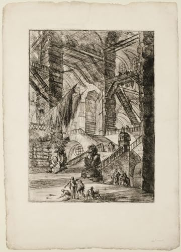 Peinture Poster Impression d'Art Haut de Gamme Prisons de Piranesi