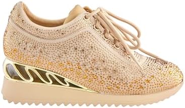 Lady Couture Jackpot Glitz Fashion Athletic Sneaker On A Spring L...