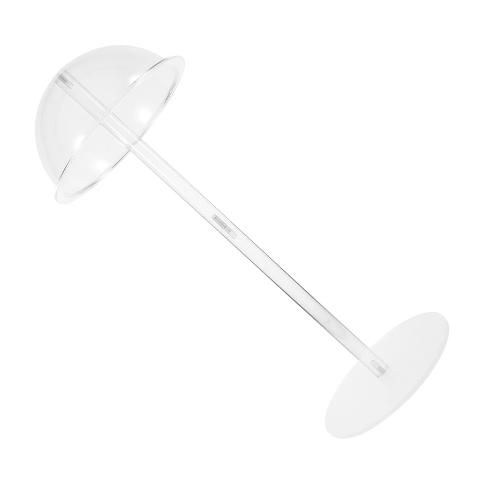 Amosfun 3 Pz Appendiabiti Trasparente Espositore Per Cappellini Gancio Per Cuffie Da Tavolo Portacappelli Trasparente Supporto Per Caschi Supporti Per Cappelli Trasparenti Acrilico