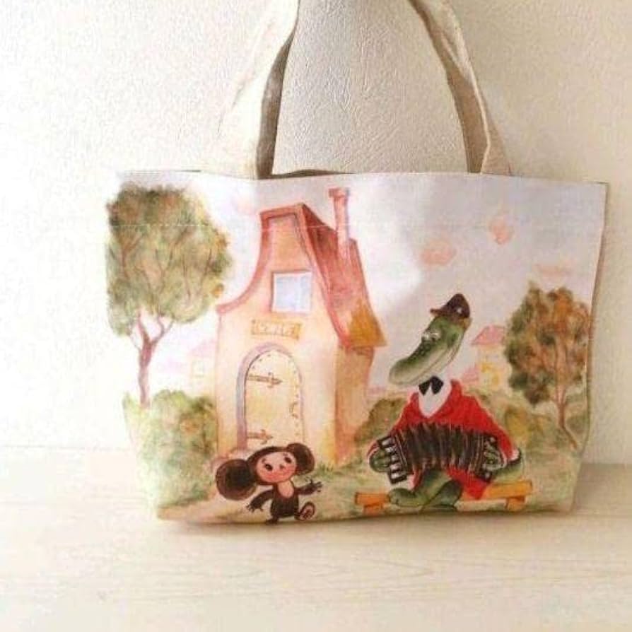 新品　チェブラーシカ　ミニトート　ランチバッグ チェブラーシカ ミニバッグ付き ランチ トートバック ゲーナ