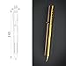 EKLOEN Portable Solid Brass Pen EDC Pocket Pen Signature Pen Ballpoint Pen