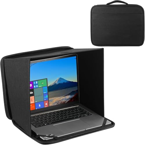 Parasol para laptop HoYiXi plegable para trabajar en exteriores y viajes con privacidad