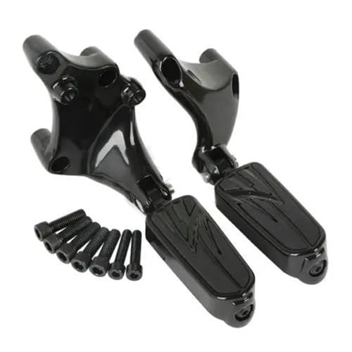 Repose-Pieds Harley Sportster Anti-Vibration avec Supports pour Éliminer la Fatigue