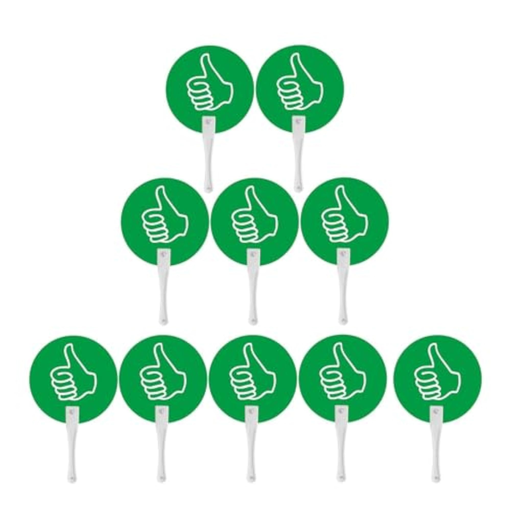 Voting Paddles for Classroom Assessment, Yes No Thumbs Up Down