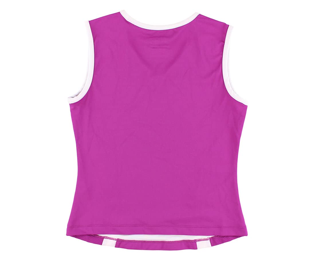Fila Top sportivo senza maniche con scollo a V per ragazze, magliette e magliette attive
