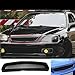 1999 To 2000 Compatible For Honda Civic EK CX DX EX HX LX Type R Front Hood Mesh Grille Replacement Front Bumper Grille Decoration Body Kit(Glossy Black)