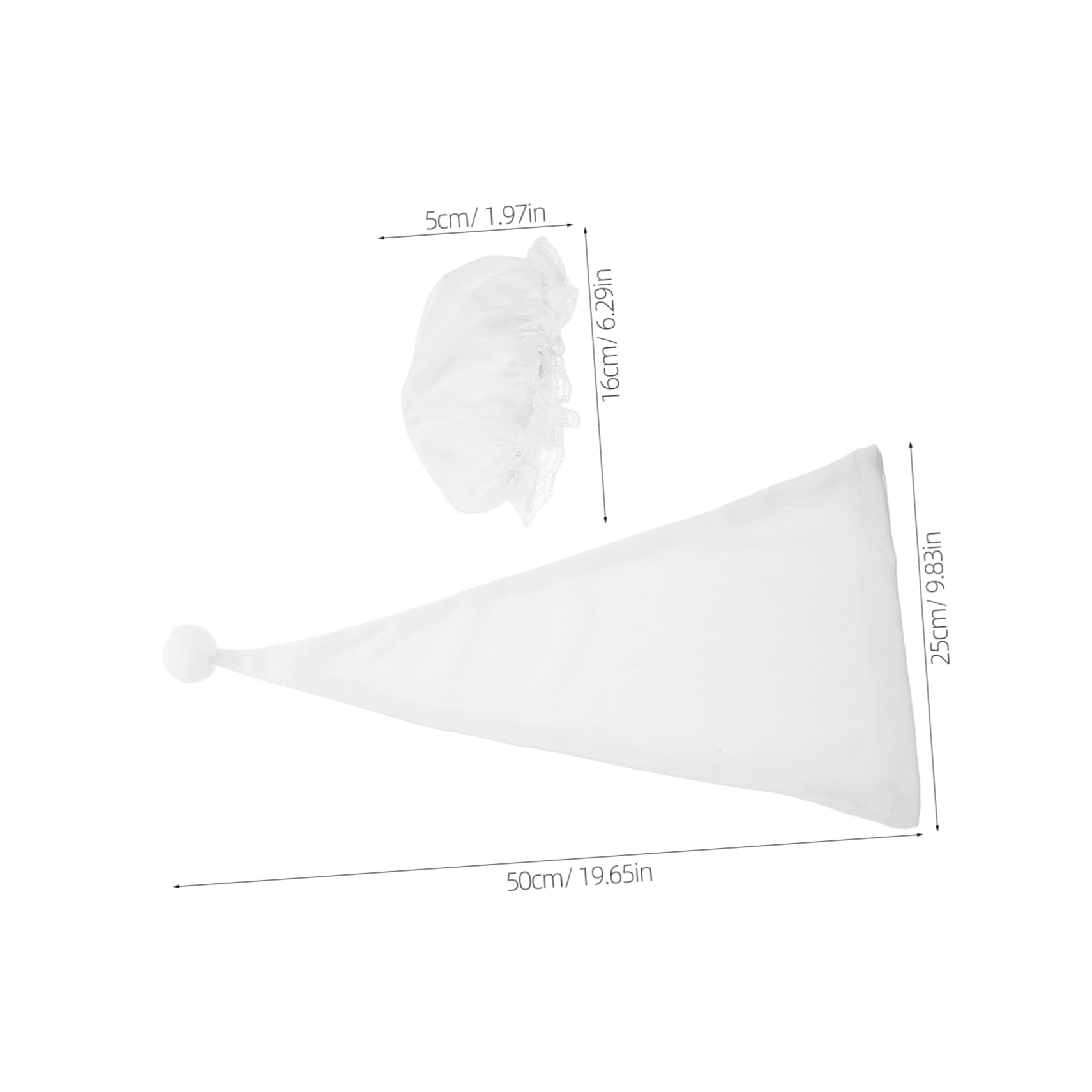 COLLBATH 2Pcs Unique Knitted Hat for Cosplay and Stage Performances Soft Sun Headwear for Parties and Celebrations Gentle Skin for Newborns