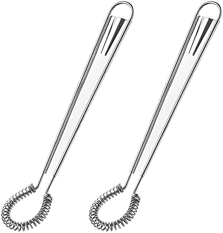 Mini Fouet En Acier Inoxydable 8 Pouces - Parfait Pour Mousser Le Lait Et Mélanger Les Sauces