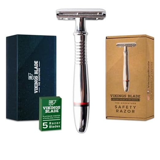 VIKINGS BLADE The Godfather Double Edge Safety Razor (Gentle & Mild)